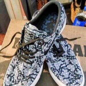 Nike SB Stefan Janoski Men's Skateboarding Shoes Black/Camo, Size 13
